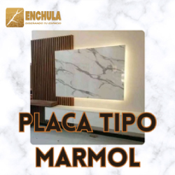Placa tipo mármol